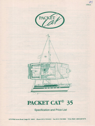 Island Packet Cat 35 Specification Brochure