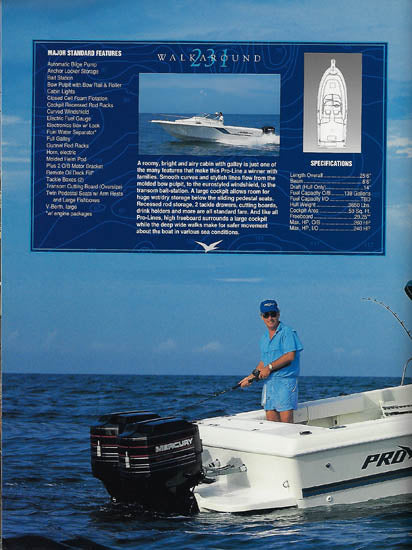 Pro Line 1994 Brochure