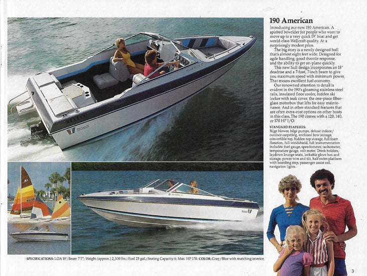 Wellcraft 1985 Runabouts Brochure