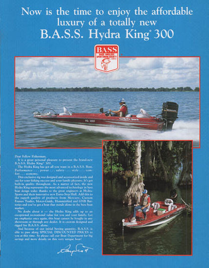 Hydra Sports BASS Hydra King 300 Brochure