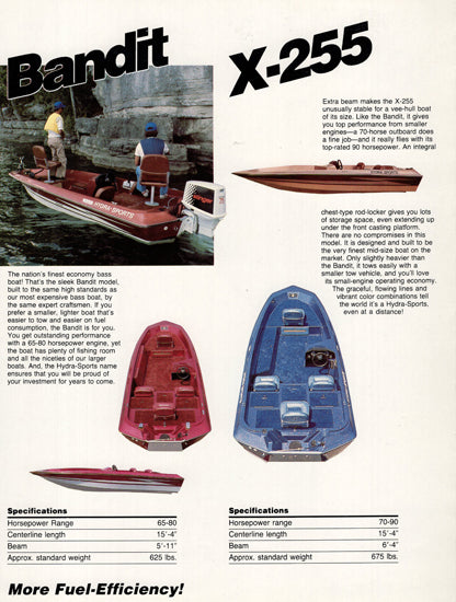Hydra Sports 1980 Freshwater Brochure