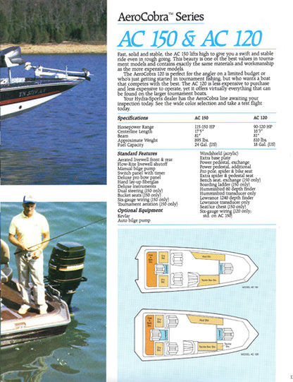 Hydra Sports 1987 Freshwater Brochure