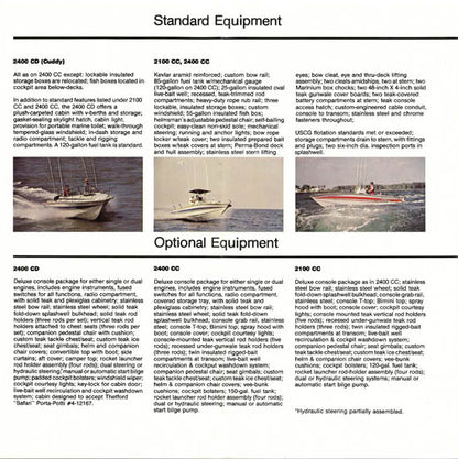 Hydra Sports 1982 Saltwater Brochure