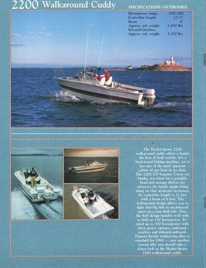 Hydra Sports 1985 Saltwater Brochure