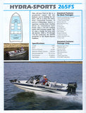 Hydra Sports 1993 Freshwater Brochure