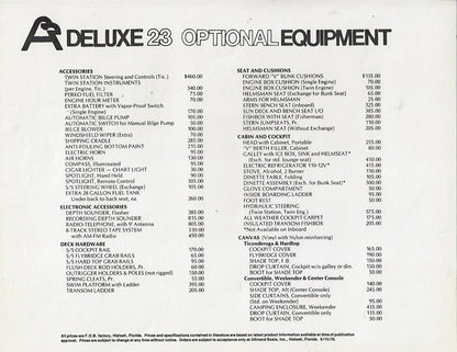 Allmand 23 Deluxe Brochure