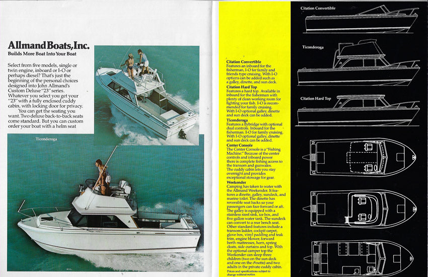 Allmand 23 Deluxe Brochure