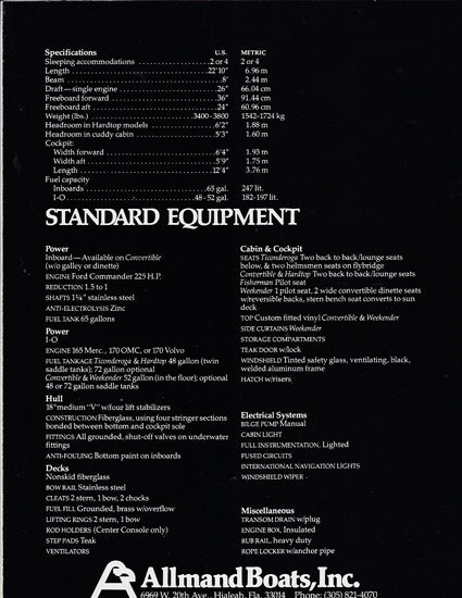 Allmand 23 Deluxe Brochure