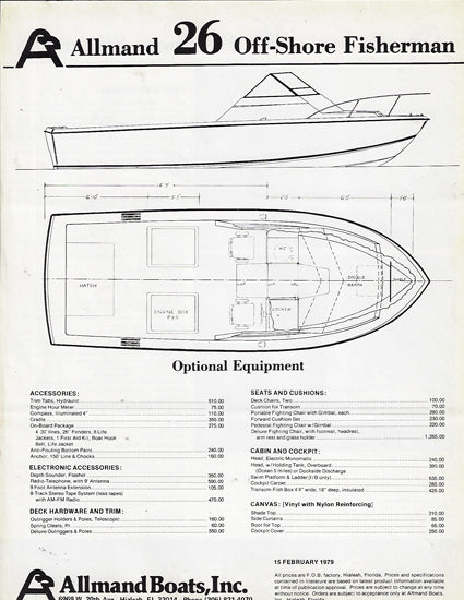 Allmand 26 Offshore Fisherman Brochure