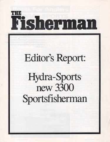 Hydra Sports 3300SF The Fisherman Magazine Reprint Brochure