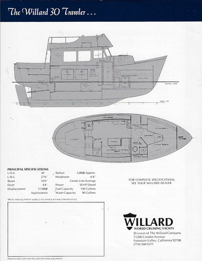 Willard 30 Brochure