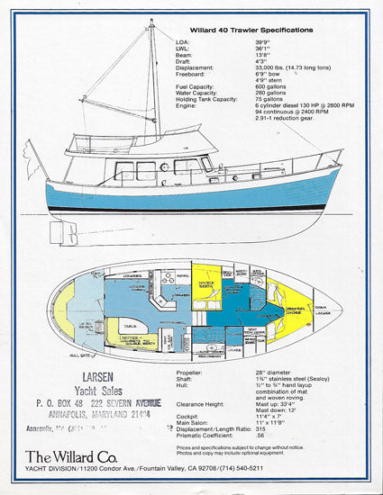 Willard 40 Brochure Package