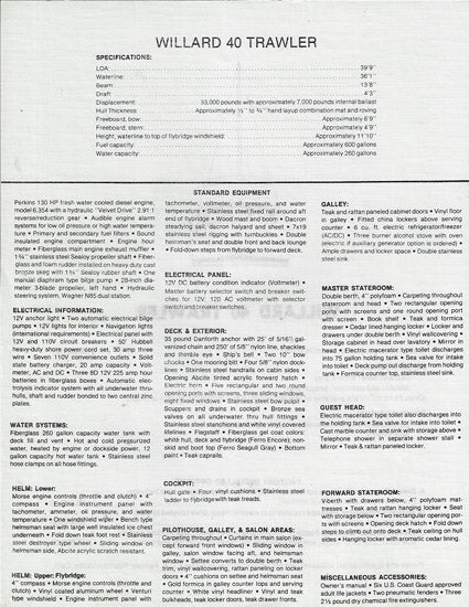 Willard 40 Brochure Package