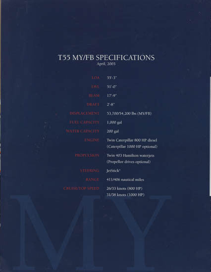 Hinckley Talaria 55 Preliminary Brochure