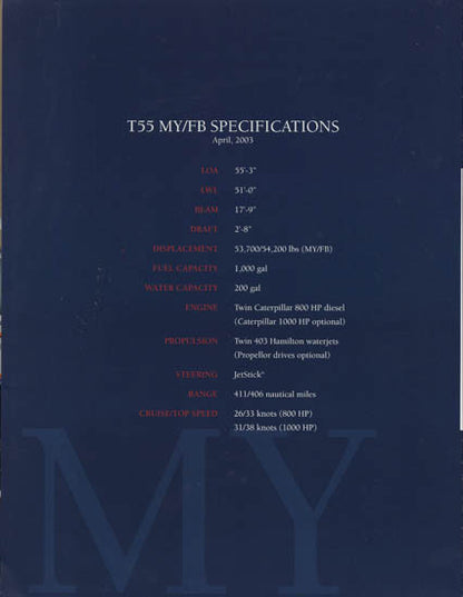 Hinckley Talaria 55 Preliminary Brochure