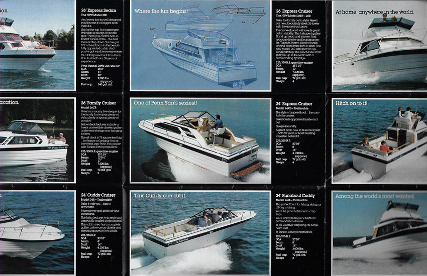 Penn Yan 1980 Poster Brochure