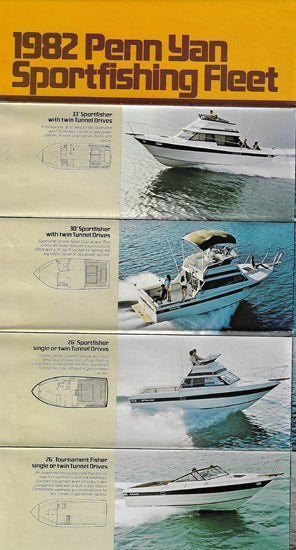 Penn Yan 1982 Poster Brochure