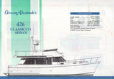 Ocean Alexander Classicco 426 Sedan Specification Brochure