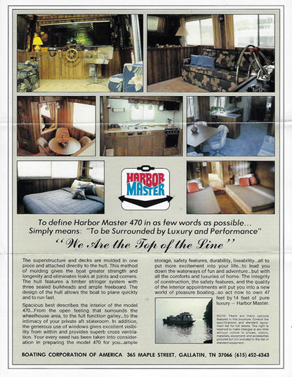 Harbor Master 470 Brochure
