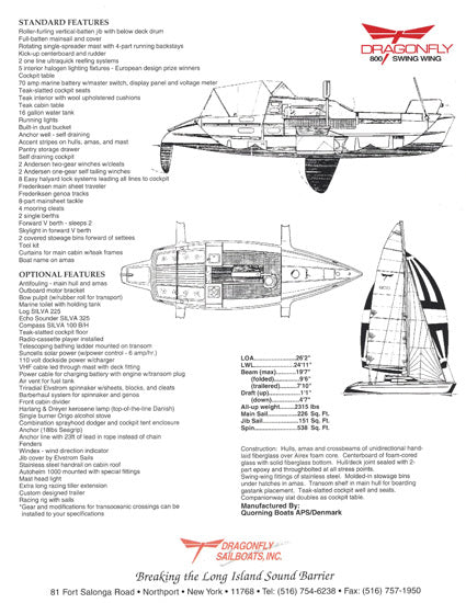 Dragonfly 800 Swing Wing Brochure