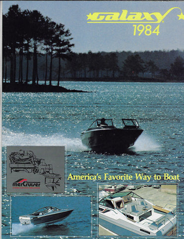 Galaxy 1984 Poster Brochure