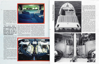 Fountain Executioner Powerboat Magazine Reprint