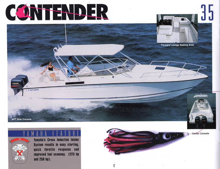 Contender 1995 - 1996 Brochure