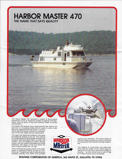 Harbor Master 470 Brochure