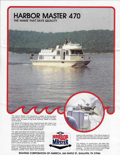 Harbor Master 470 Brochure