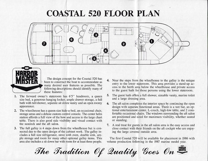 Harbor Master 520 Coastal Brochure