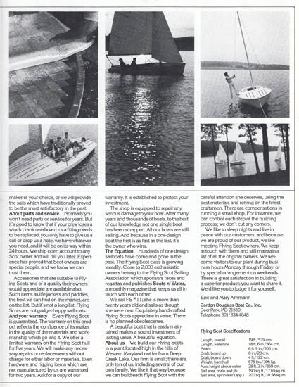 Flying Scot Brochure
