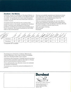 Duroboat 1980s Brochure