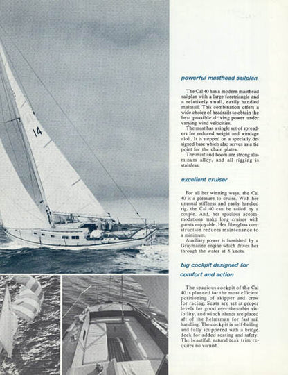 Cal 40 Brochure