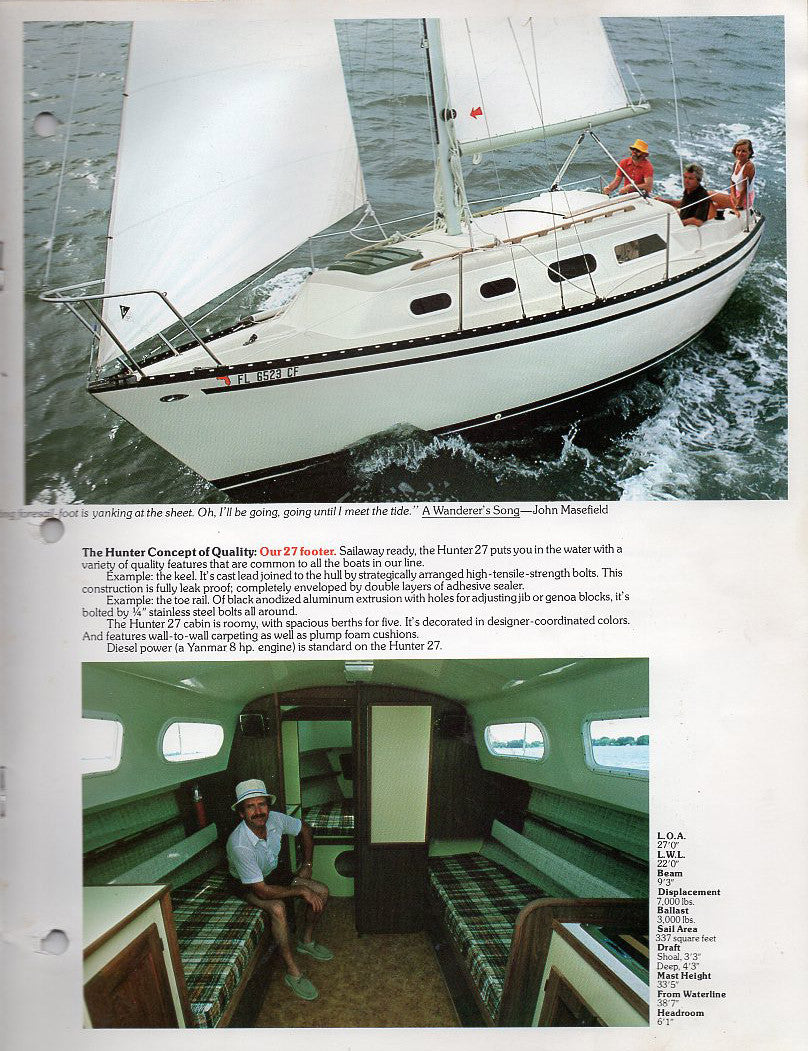 Hunter 1976 Brochure