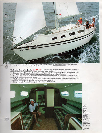 Hunter 1976 Brochure