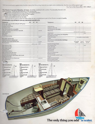 Hunter 1976 Brochure