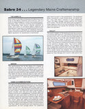 Sabre 34 Brochure