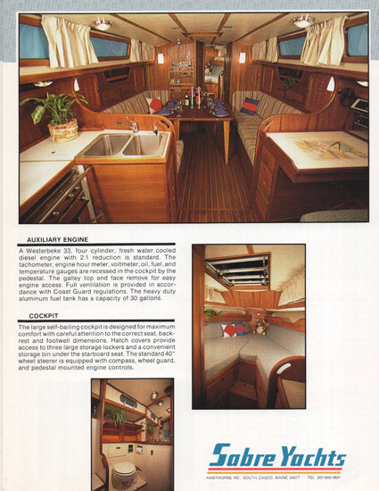 Sabre 38 Brochure