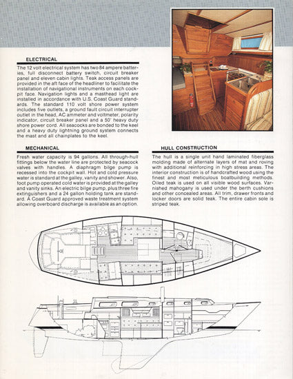 Sabre 38 Brochure
