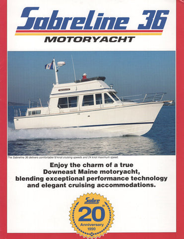 Sabreline 36 Motor Yacht Brochure