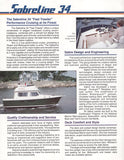 Sabreline 34 Motor Yacht Brochure