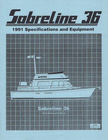 Sabreline 36 Specification Brochure