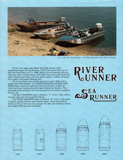 Hewescraft 1987 Brochure