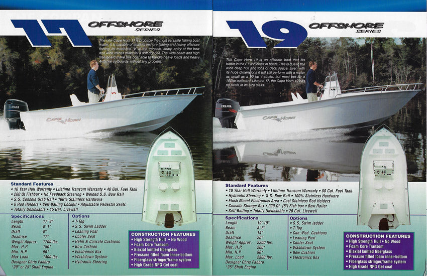 Cape Horn 2003 Brochure