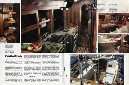 Pearson 530 Motorboating & Sailing Magazine Reprint Brochure