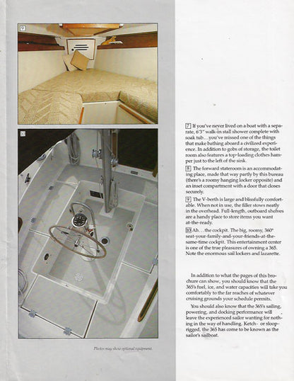 Pearson 365 Brochure