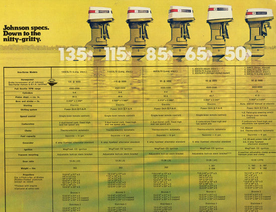 Johnson 1973 Outboard Brochure
