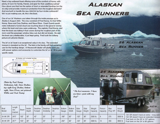 Hewescraft 2003 Brochure