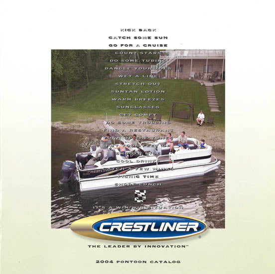 Crestliner 2004 Pontoon Brochure SailInfo I