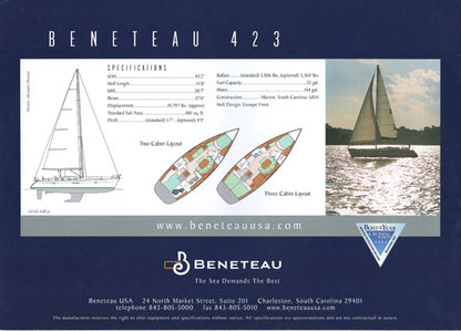 Beneteau 423 Brochure